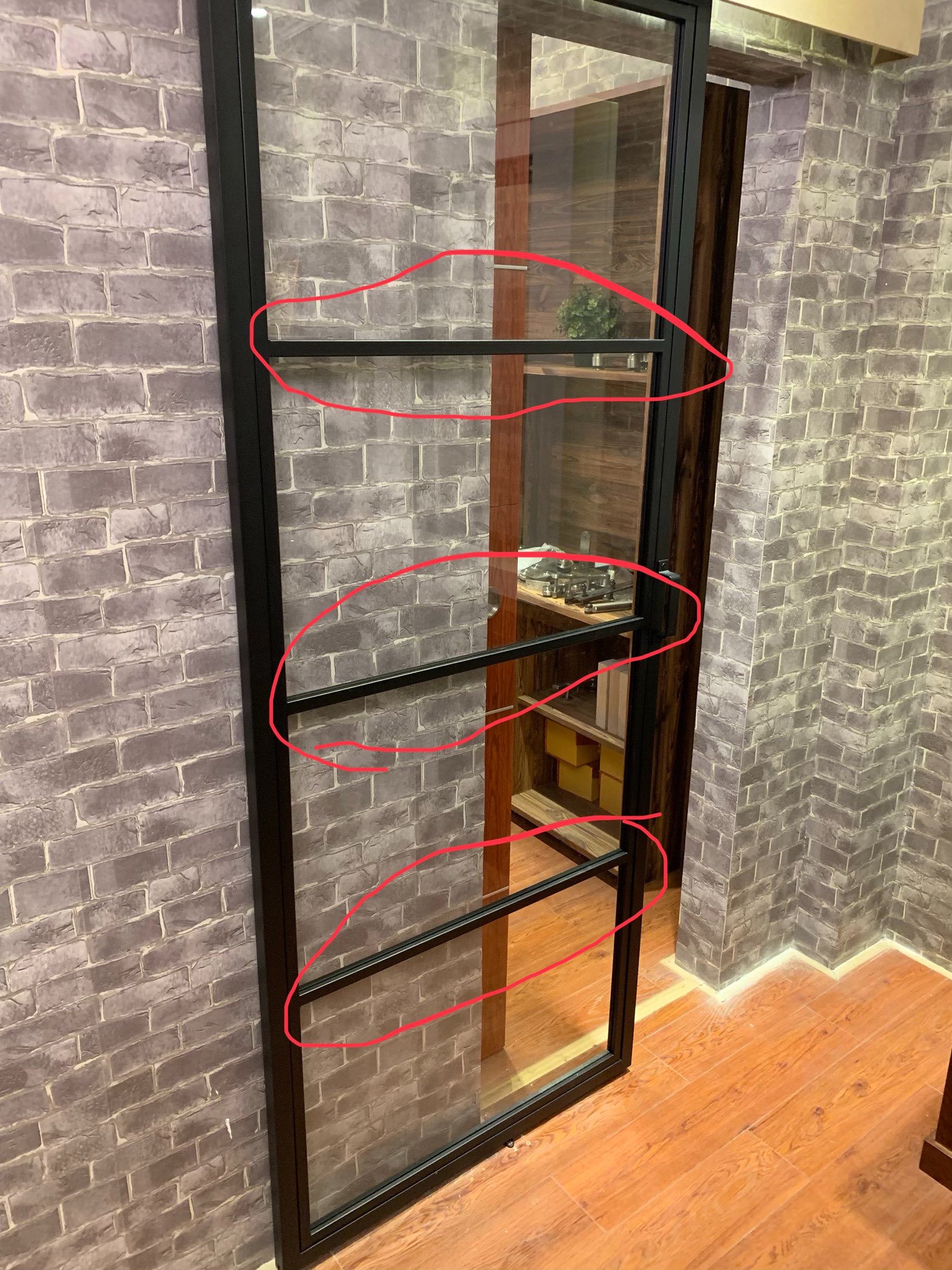 玻璃移門裝飾粘接