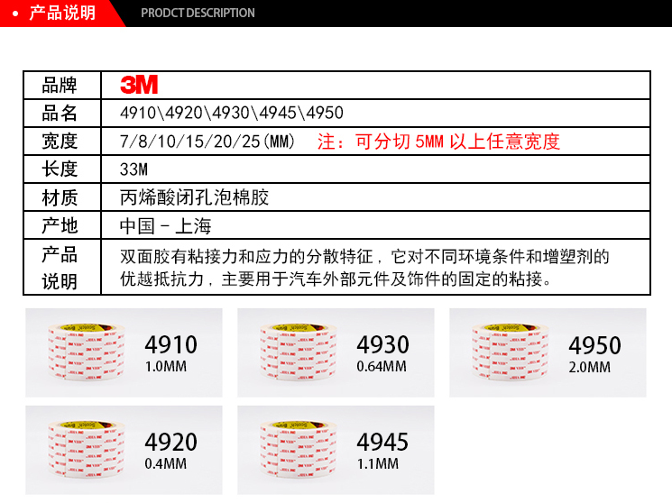 亞克力雙面膠在各領域中的應用！
