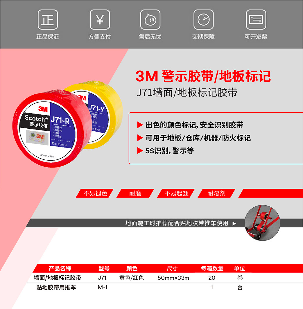 3MJ71 地板膠帶產品說明